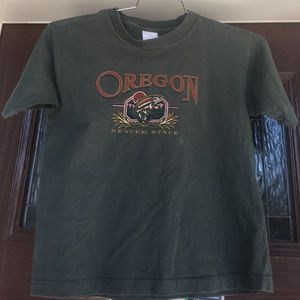 Vtg Oregon beaver state t shirt boys m